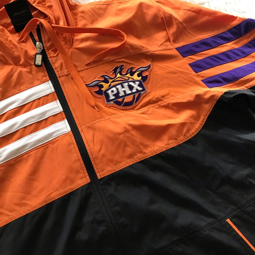 Adidas Phoenix Suns large wind breaker jacket size large - Picture 4 of 9
